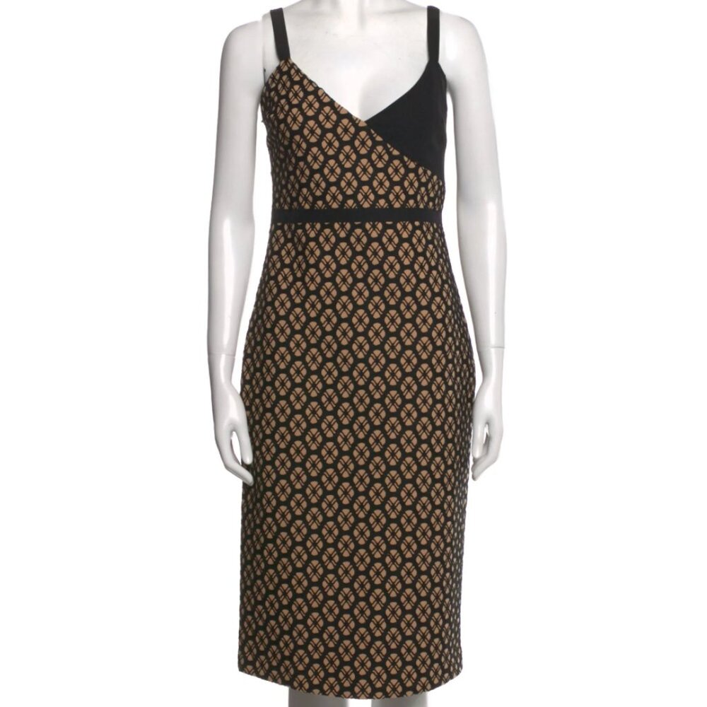 Cinq a Sept Cocktail Sheath Patterned Dress